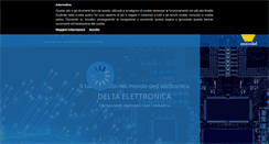 Desktop Screenshot of deltaelettronica.it